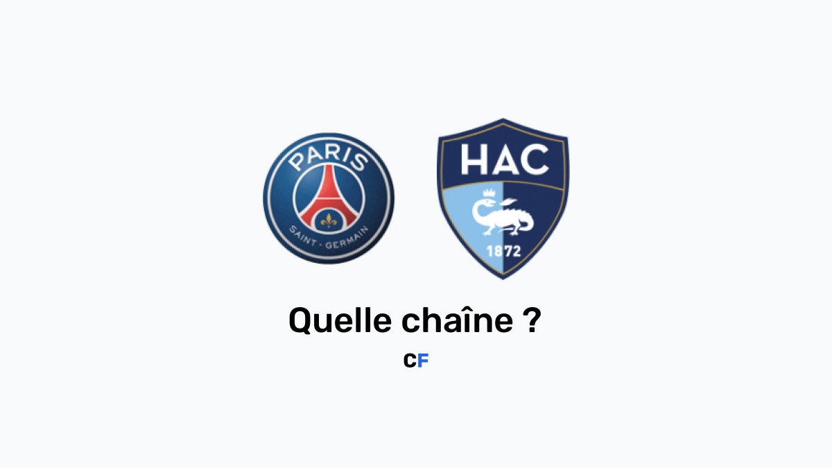 PSG Le Havre chaine tv, heure et diffusion du match 21/07/2023